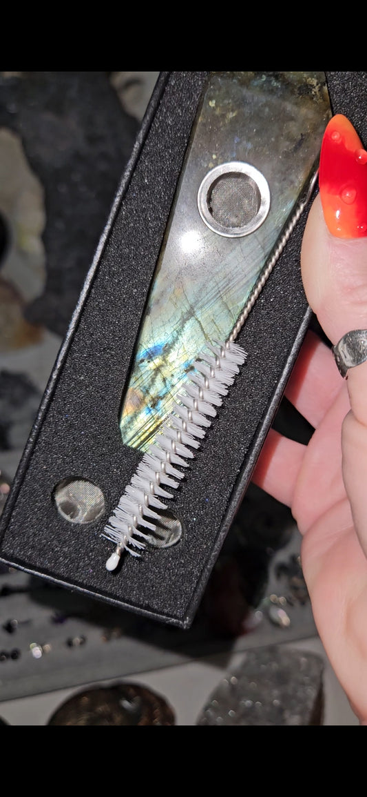 Labradorite Smoking Pipe