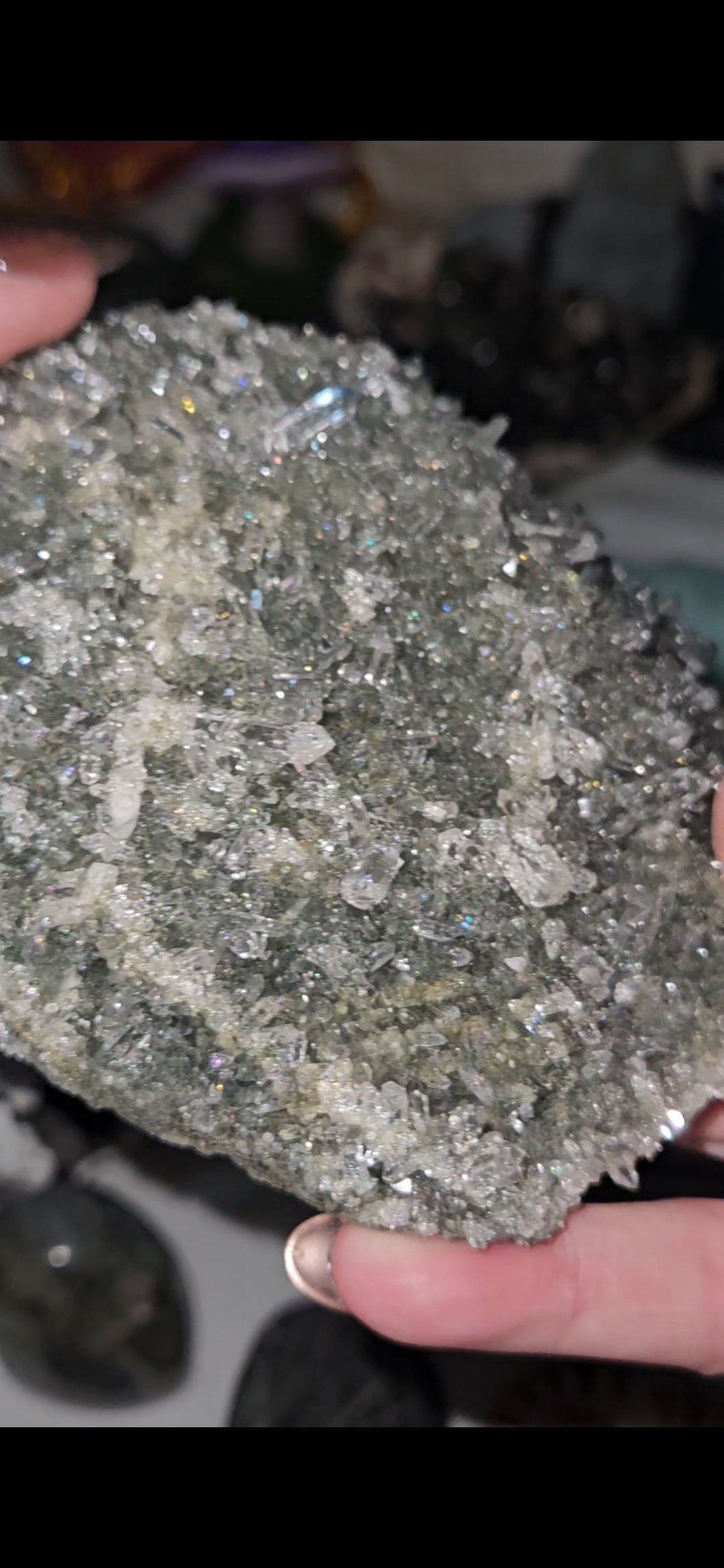 Himalayan Chlorite Quartz Specimen Mineral