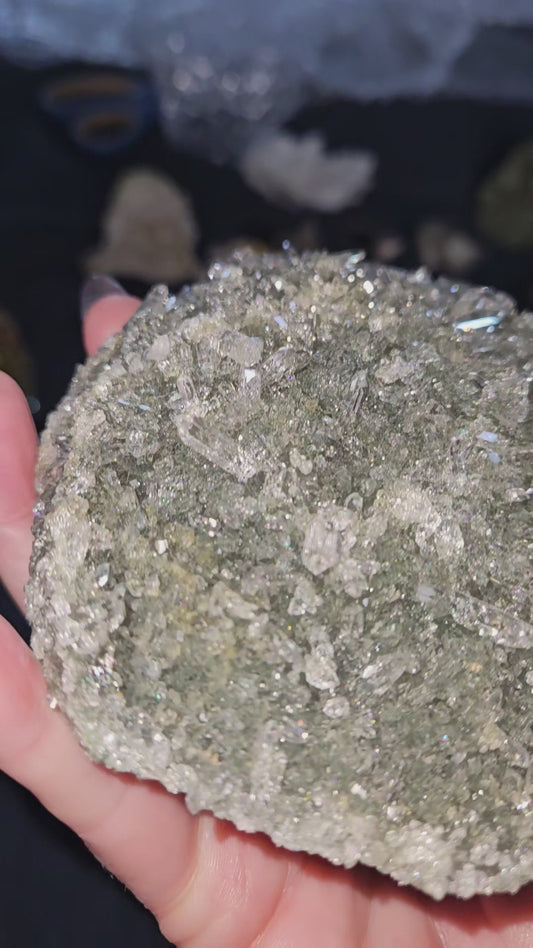 Himalayan Chlorite Quartz Specimen Mineral