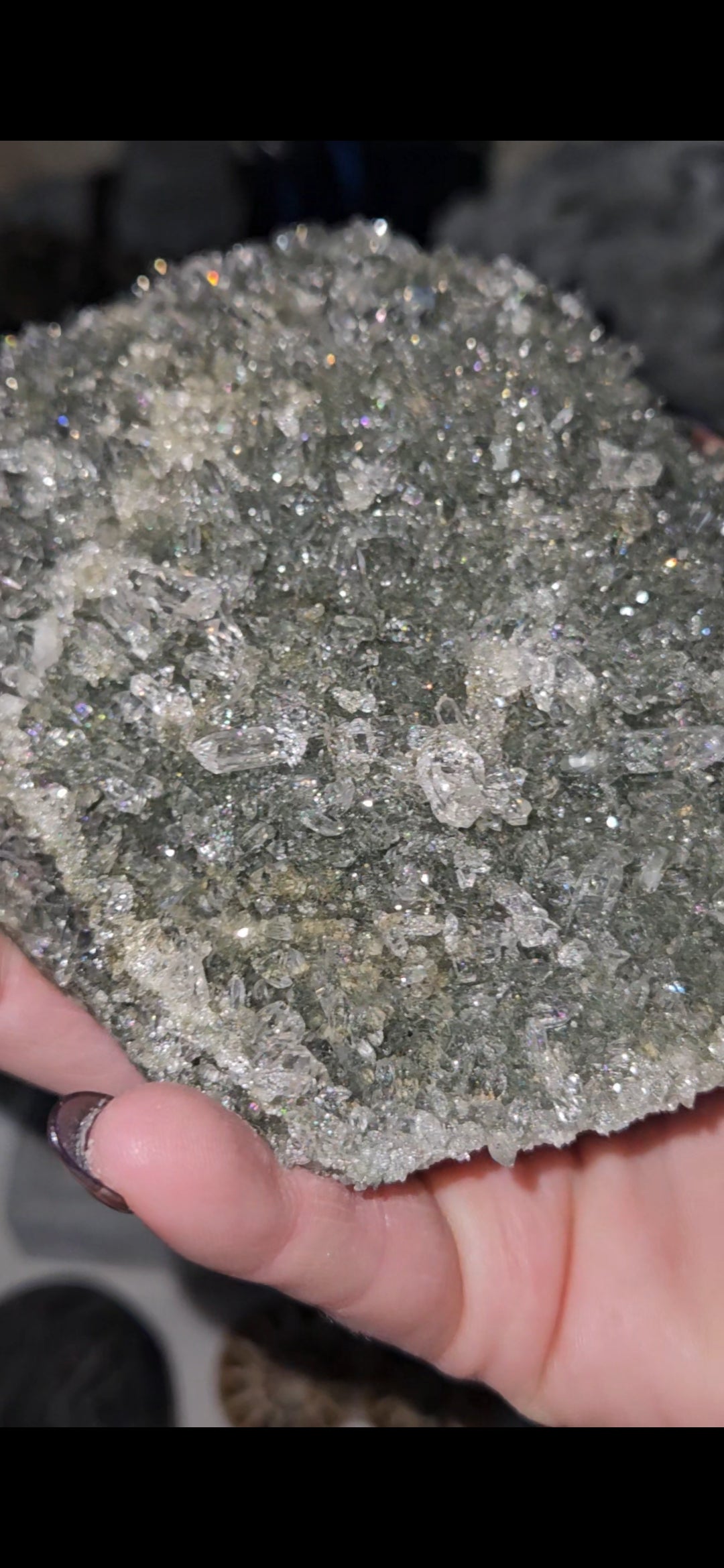 Himalayan Chlorite Quartz Specimen Mineral