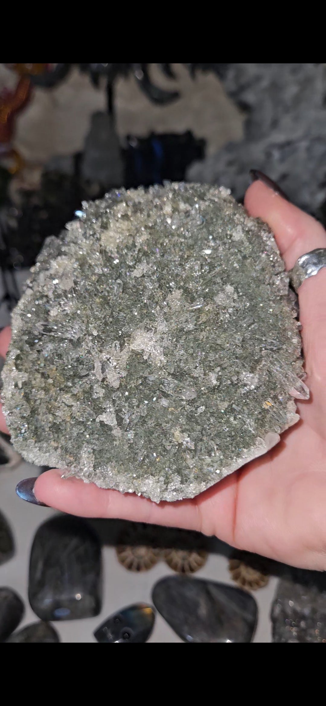 Himalayan Chlorite Quartz Specimen Mineral