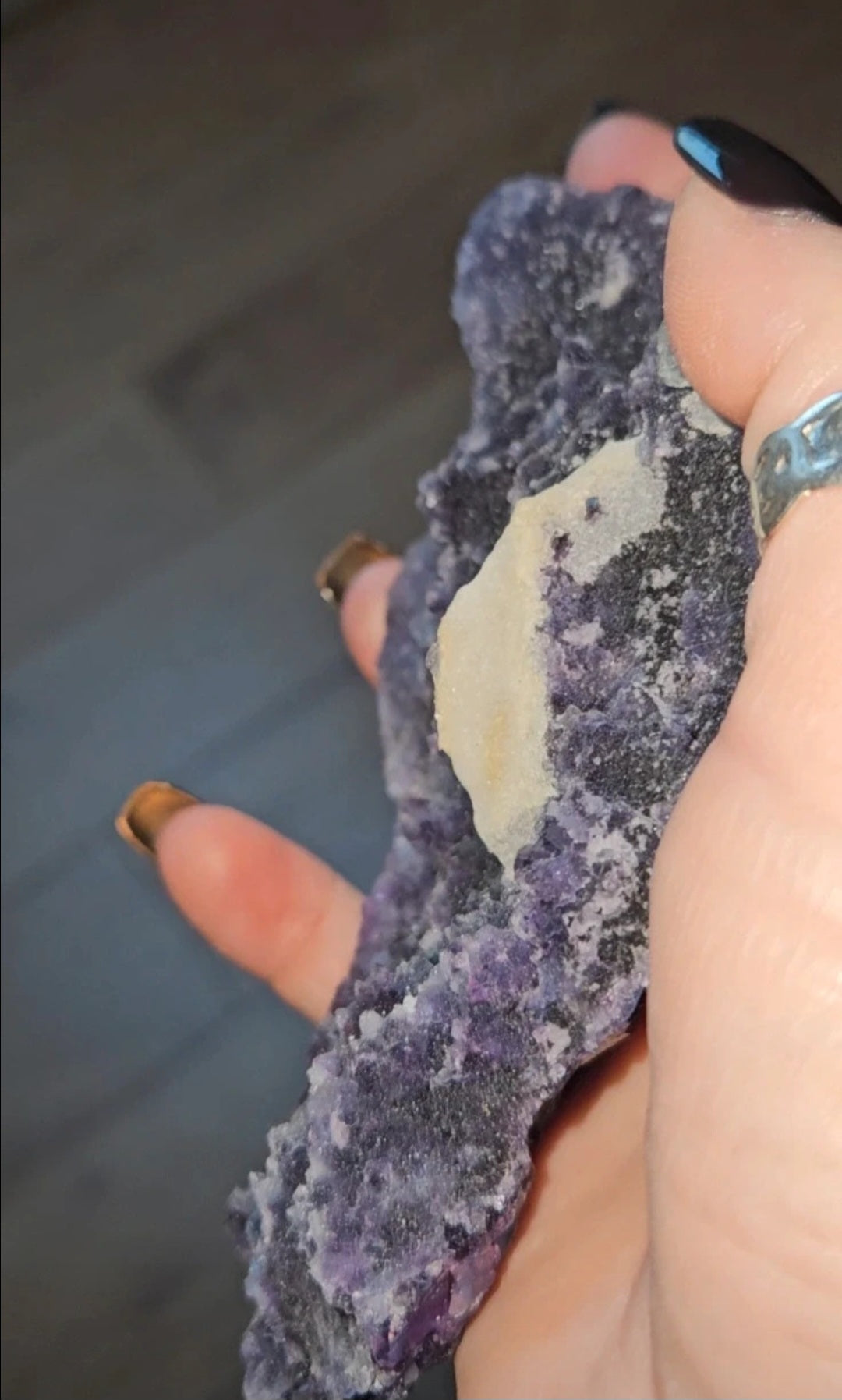 Rare Deep Blue-Purple Octahedral Fluorite Crystal Cluster – Xia Yang Mine, Fujian