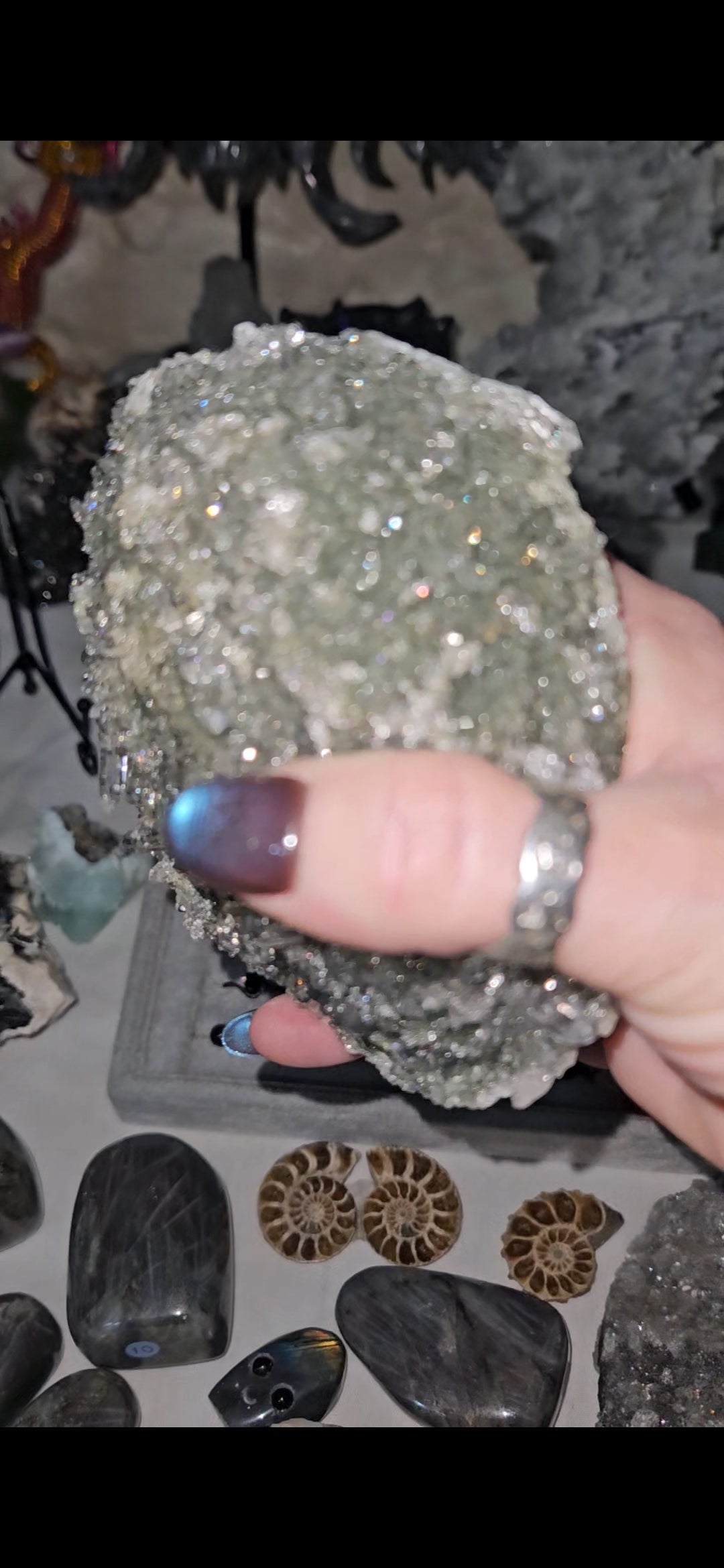 Himalayan Chlorite Quartz Specimen Mineral