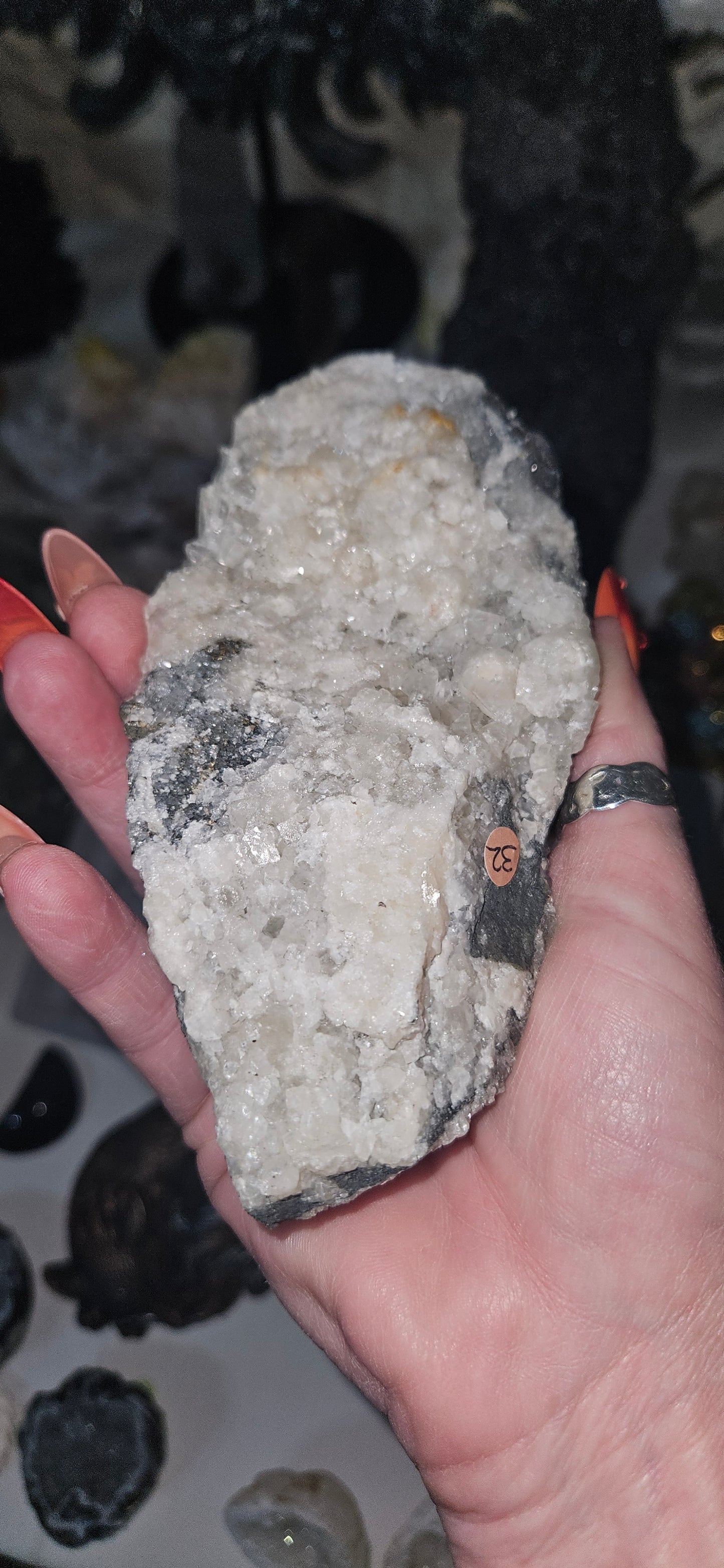 Raw Chalcopyrite, Quartz & Calcite Cluster - Natural Mineral Specimen